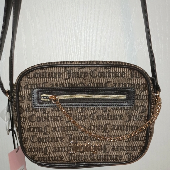 Juicy Couture Taupe Brown Camera Crossbody - Picture 3 of 6